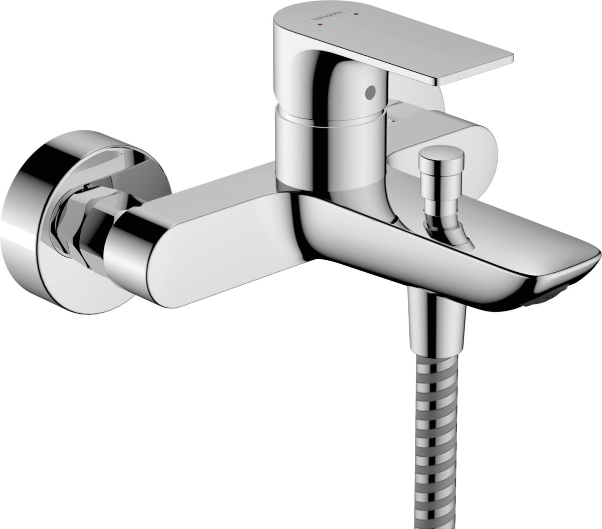 Hansgrohe Rebris E kar-/brusearmatur mat sort