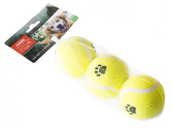 Tennisbold 6,5 cm, 3 stk.