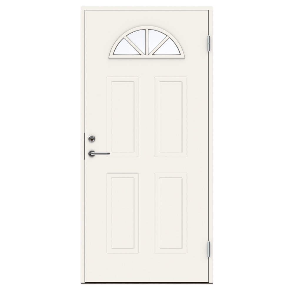 Swedoor Facadedør P-200 inkl. karm m/glas 115 mm 94,8x211,5 cm - HØJRE