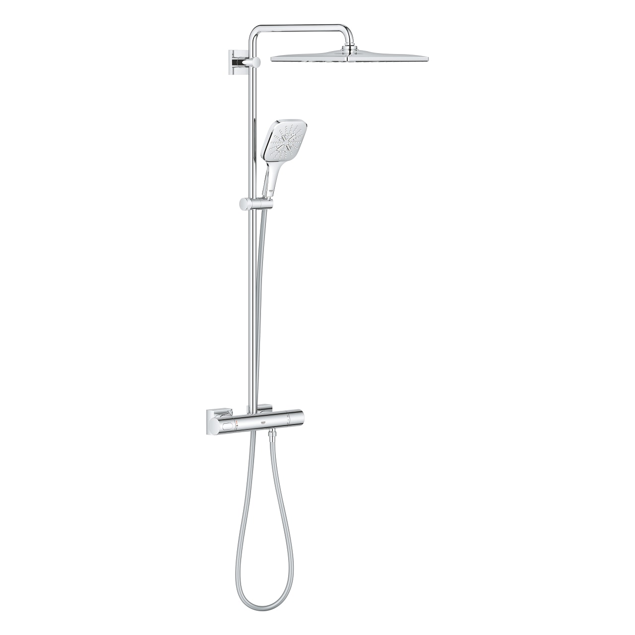 Grohe Rainshower SmartActive 310 Cube brusesystem i krom med termostat