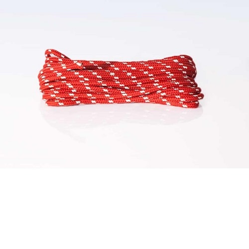 Skødetov i rød med hvide nister Ø10 mm x 20 m