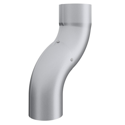 Lindab Rainline SOKN sokkelknæ i sort 87 mm