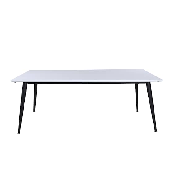Venture Design Jimmy spisebord i sort/hvid HPL 195 x 90 x 76 cm