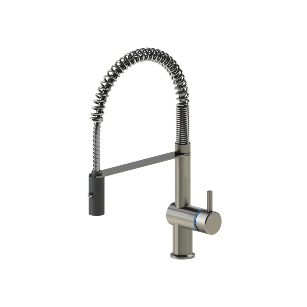 Kriss Skandi Semi pro køkkenarmatur i børstet stål