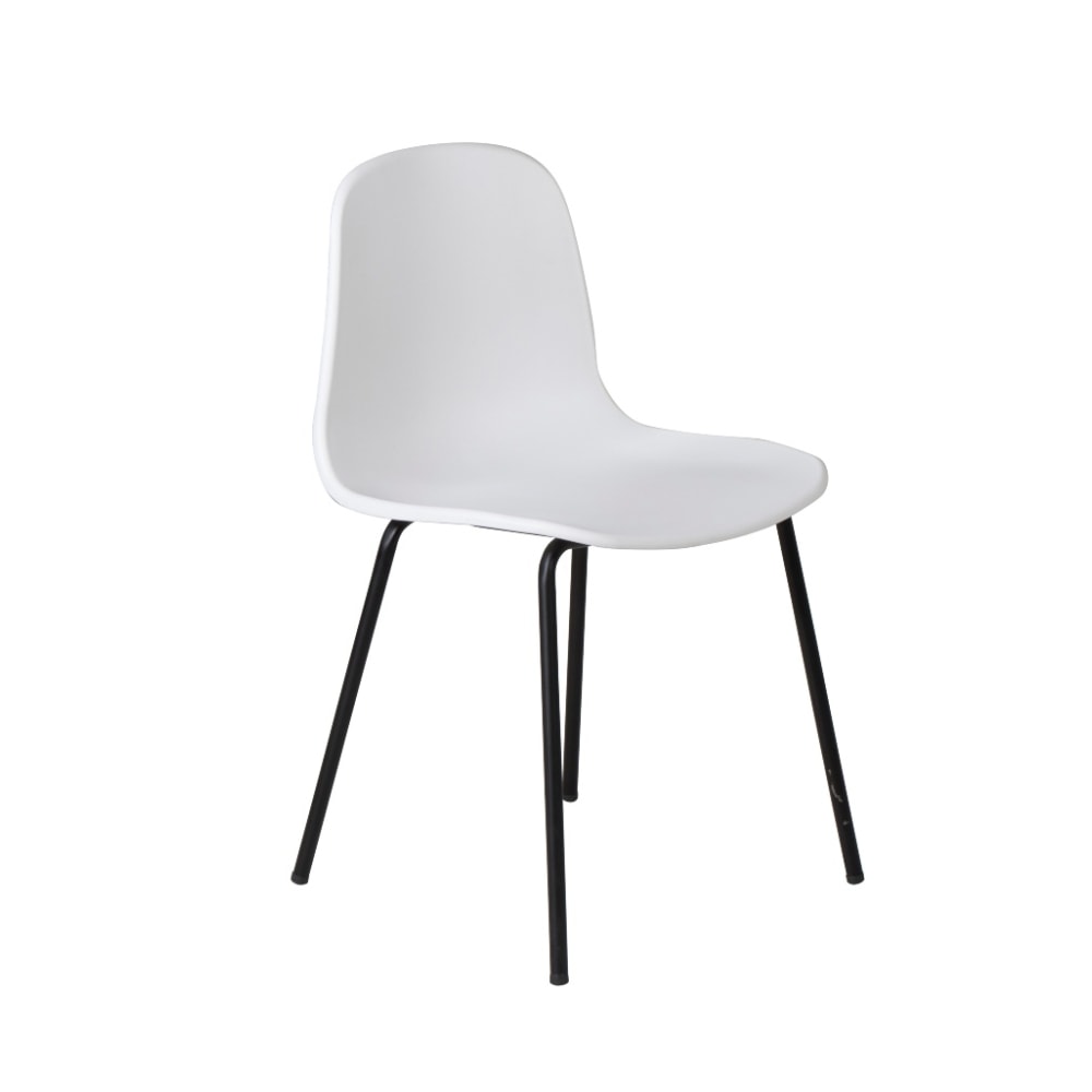 Venture Design Artic spisebordsstol i sort og hvid plast