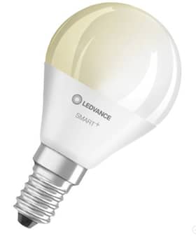 Osram Ledvance Smart+ WiFi pære 40W krone dæmpbar E14 470 lumen