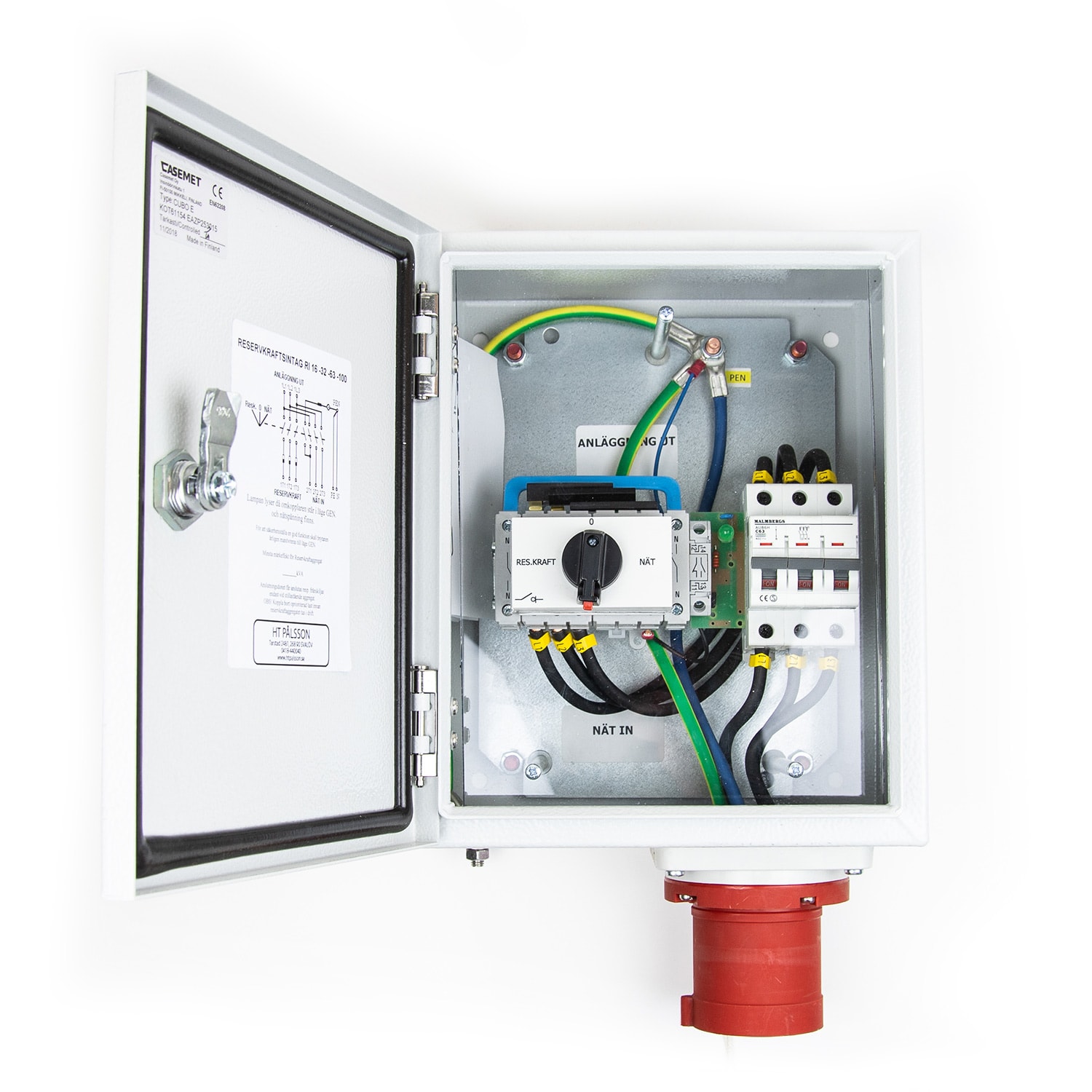 Duab-Power Reservestrømafbryder RI 63 3-faset 63A