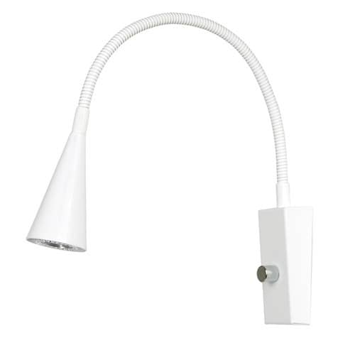 Belid Ledro væglampe LED mat hvid dæmpbarV 5291