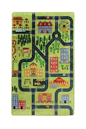 Daylife Town tæppe i grøn 100 x 160 cm