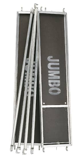 Jumbo platformsæt m/gelænder. 130 x 305 cm.Til rullestillads 103051BK