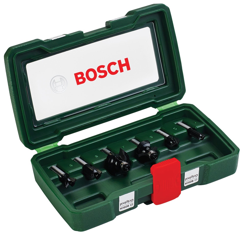 Bosch overfræsersæt hm ø 8 mm 6 dele