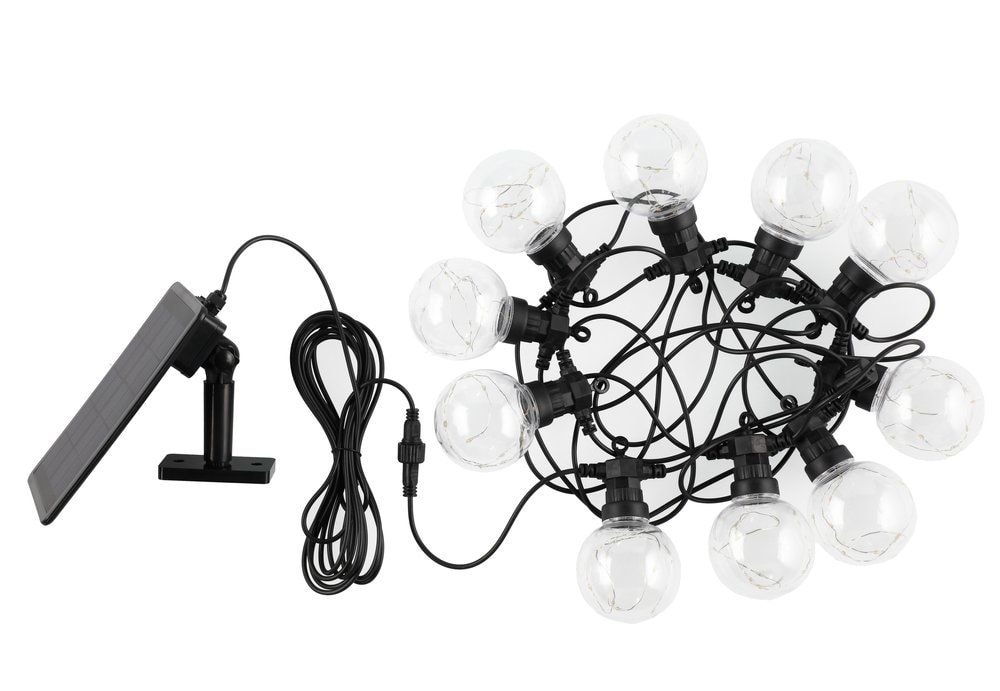 Tarmo Solar Light String Ball solcellelyskæde med 10 LED pærer L4,95 m