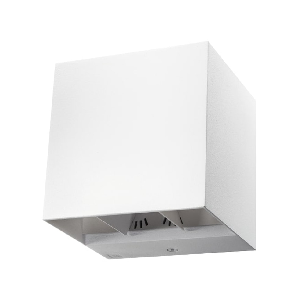 SG Artes LED væglampe i hvid 8W 2700K IP65