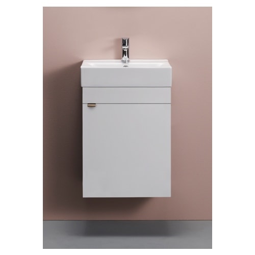 Hafa Go vaskeskab i sort med låge 45 cm