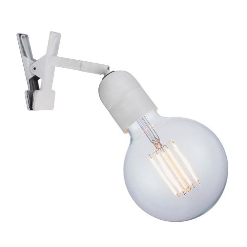 Halo Design Elegance Clip-on klemmespot i hvid E27