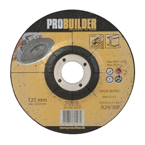 Probuilder slibeskive 125 mm