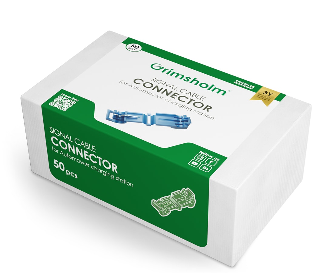 Grimsholm Signal cable connector to charge station for Automower, 50 pcs