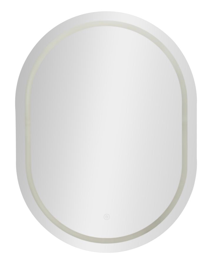 Mauro Ferretti Simple Oval LED vægspejl 60 x 80 cm