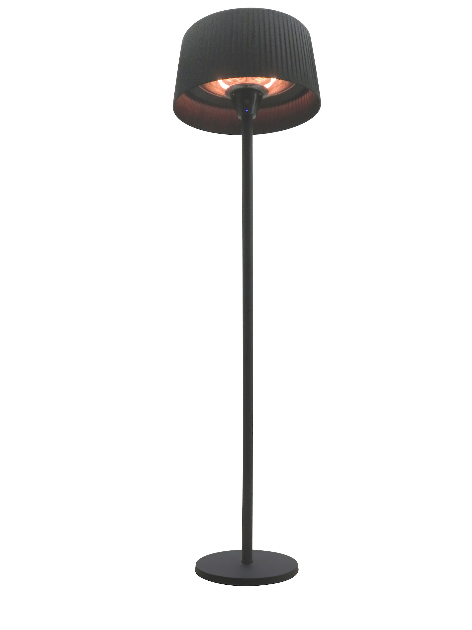 Hortus terrassevarmer halogen gulvmodel med skærm Ø60 cm 900/1200/2100W