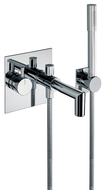 Ideal Standard Geometry A6 indbygningsarmatur krom til bruser/badekar