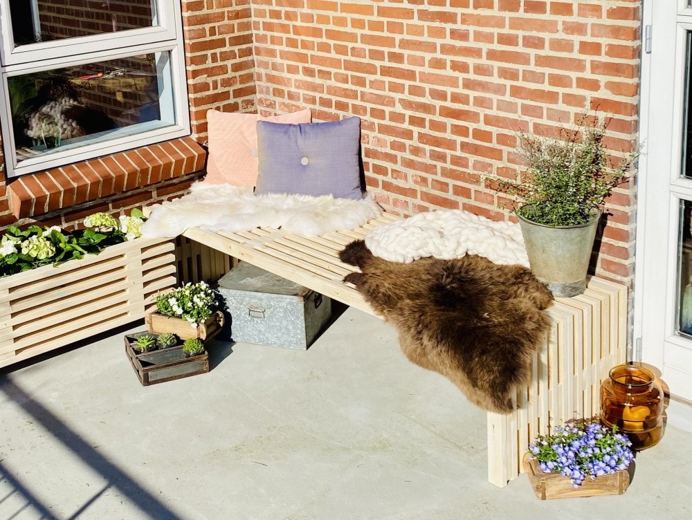 Kabeltromlen daybed af nye traller 47 x 160 cm