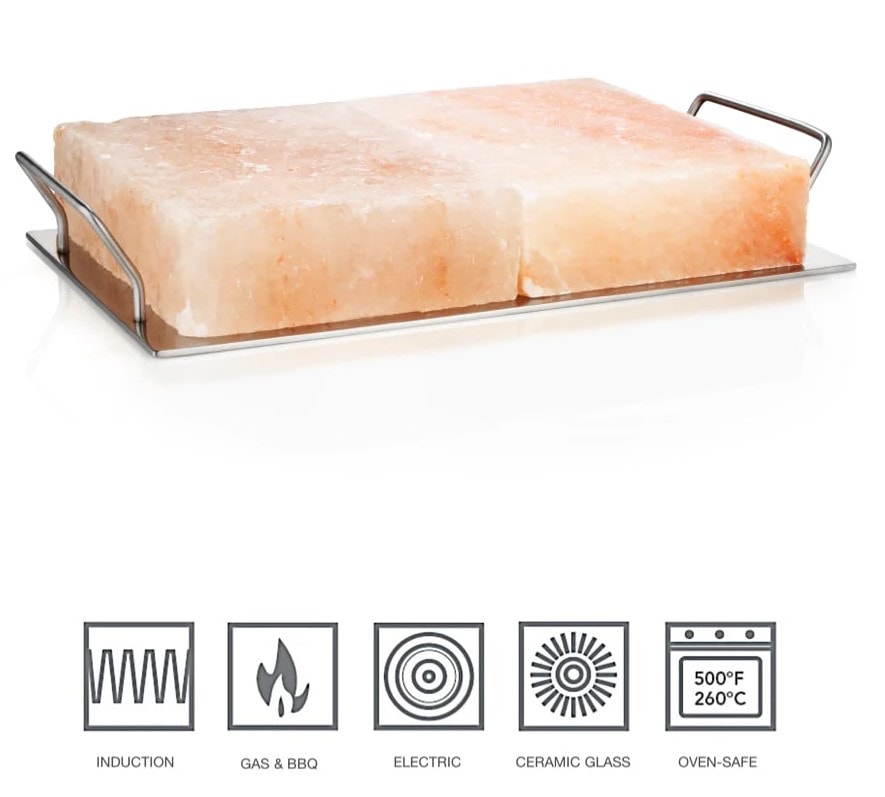 Rivsalt BBQ Pro saltblok med holder