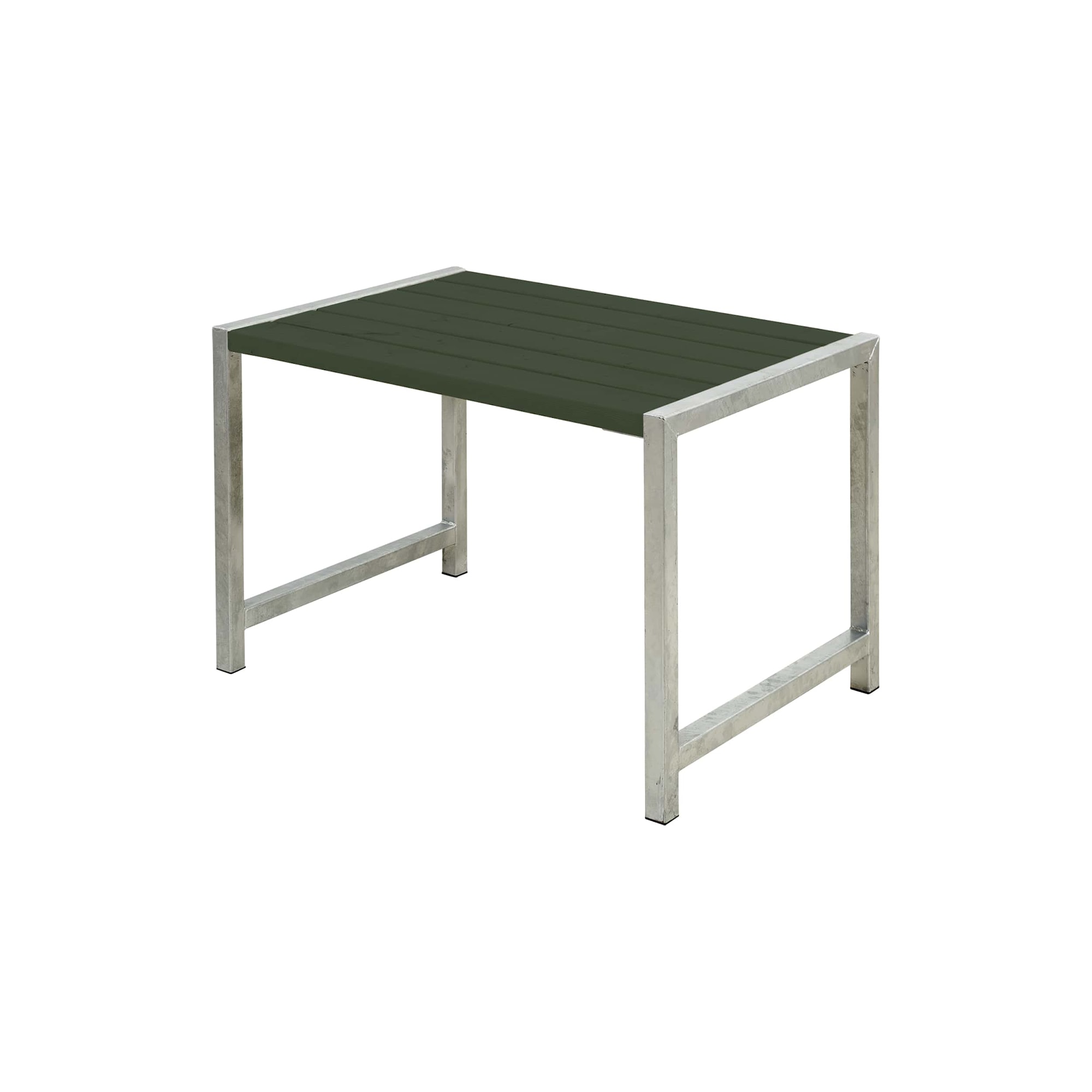 Plus Cafe bord grundmalet grøn 127 x 77 x 73 cm