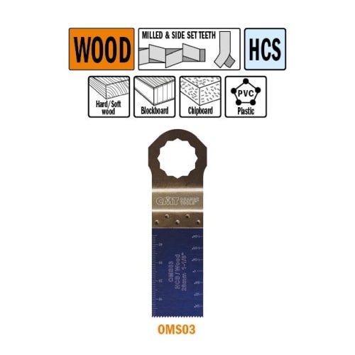 CMT Multicut Supercut HCS klinge til træ og plast 28 mm