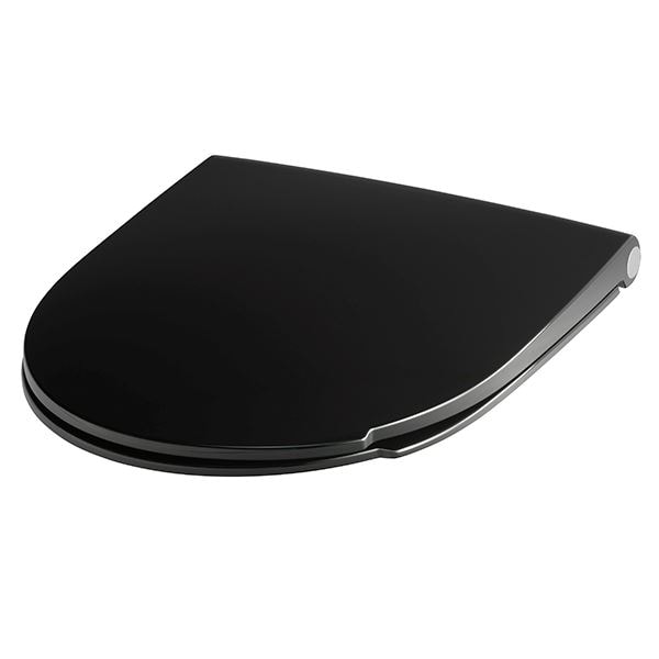 Pressalit Spira Art 940 toiletsæde sort med soft close og quick release