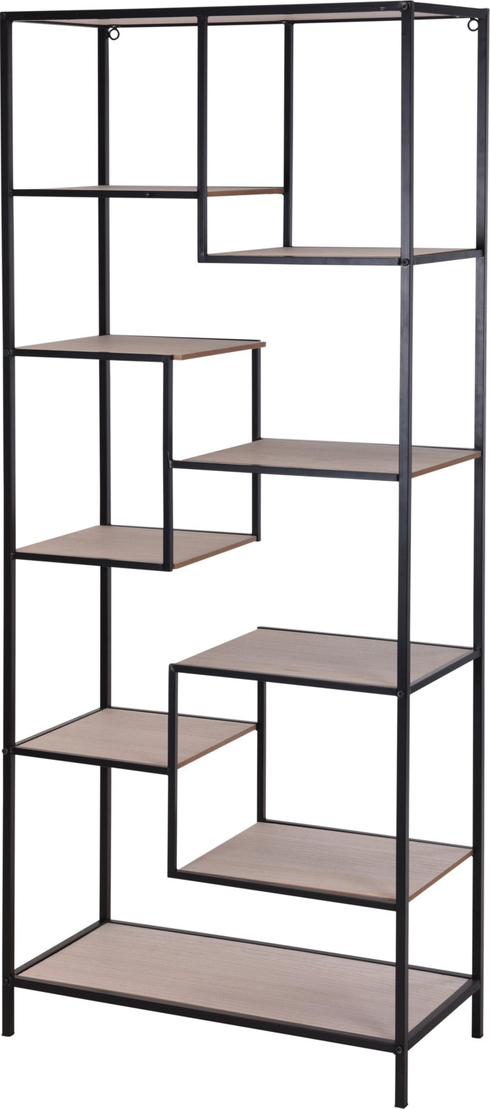 Reol med 10 hylder 70 x 32 x 170 cm