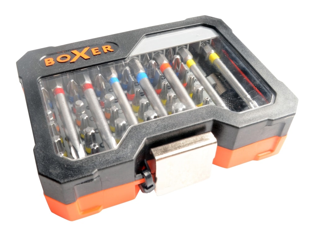 Boxer® bit set in practical case S2 steel 56 pieces