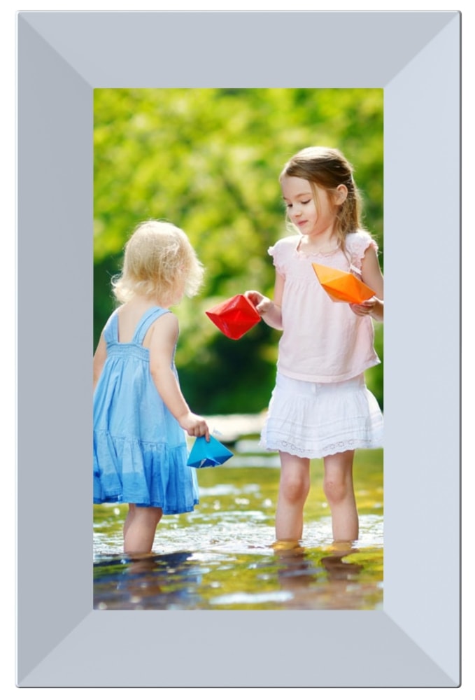 Frameo PFF-726W digital billedramme/fotoramme i hvid 7