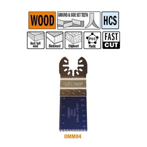 CMT Multicut HCS klinge til træ og plast 34 mm