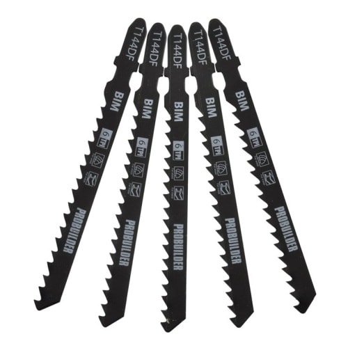 Probuilder stiksavsklinger til træ / metal 100 mm 5 stk.