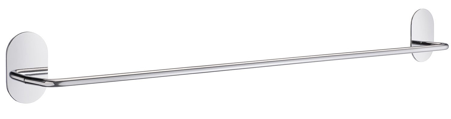 Beslagsboden håndklædestang i krom, enkelt selvklæbende L625 mm
