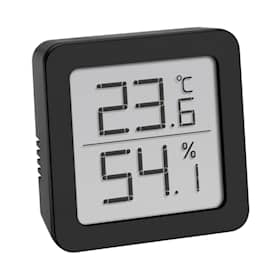 TFA digitalt termometer og hygrometer i sort 30.5051.01