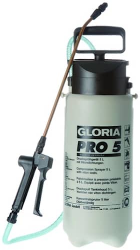 Gloria Pro 5 tryksprøjte olieresistent 5L 3 bar