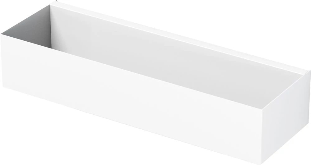 Kriss Athena væghylde i matsort, aftagelig 300 mm