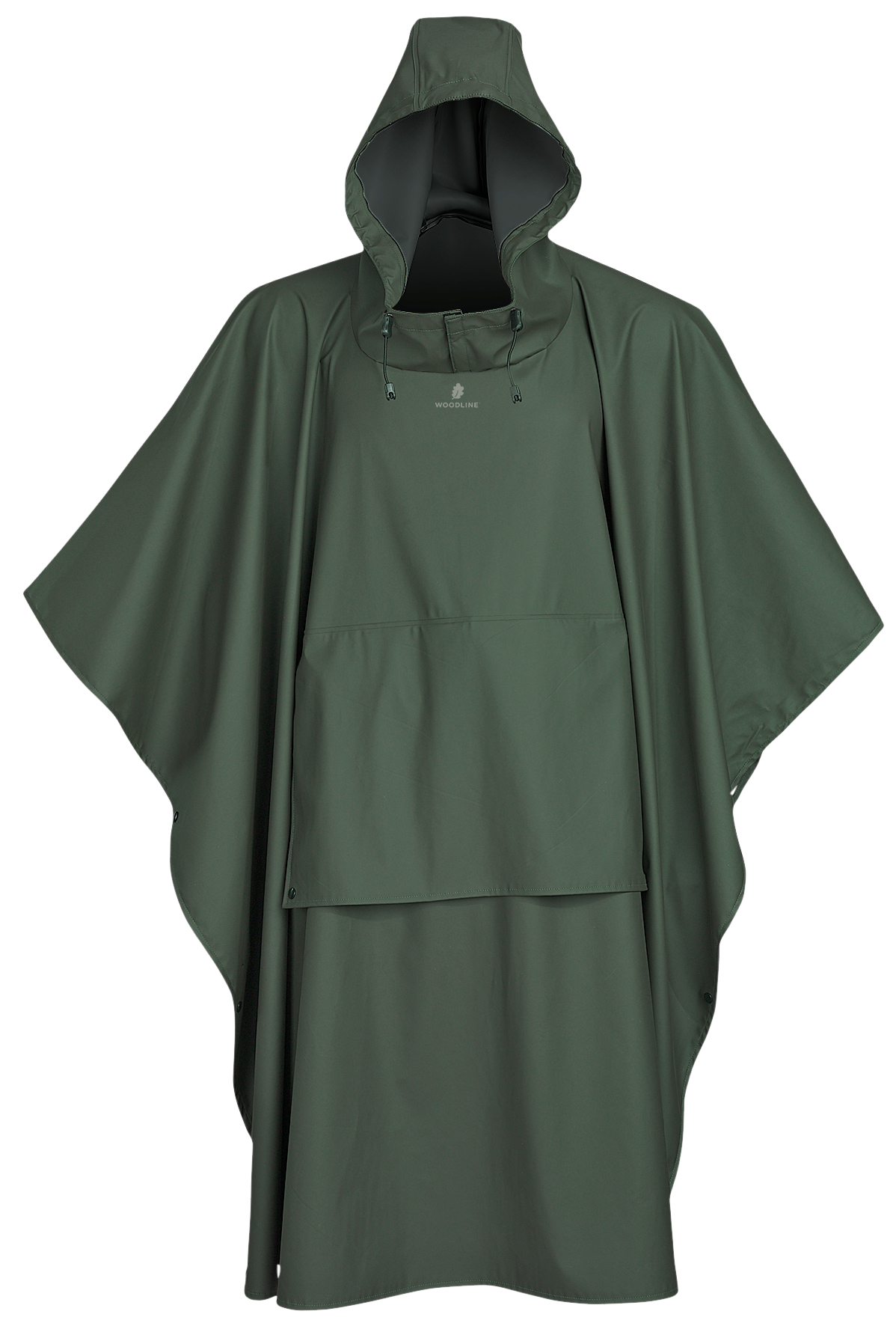 Woodline Grøn Regnponcho M/L