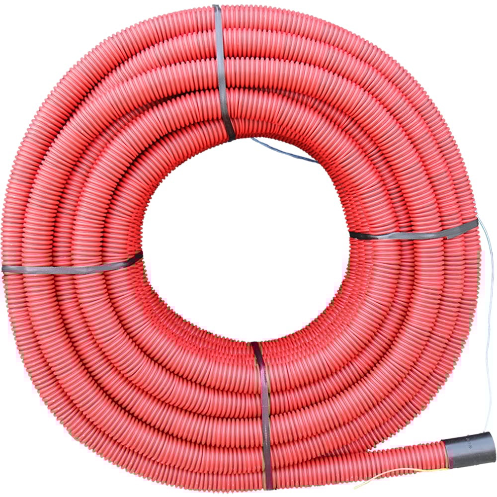 Pipelife 75/61 mm kabelrør med træktråd 50 m