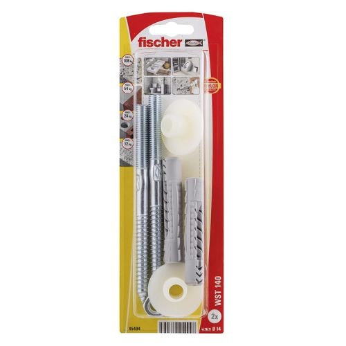 Fischer WST 140 sanitær-dybel nylon / elforsinket 2 stk.