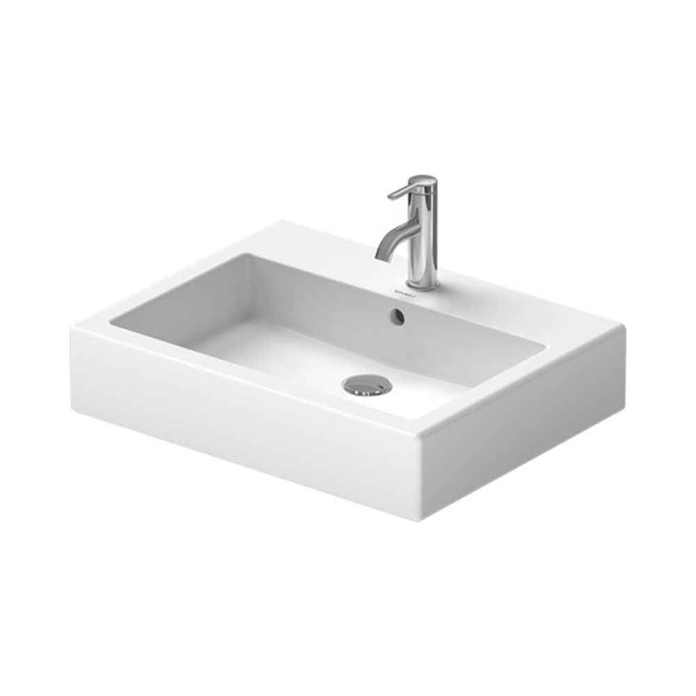 Duravit Vero vask med slebet bund og glaseret bagside 60 x 47 cm