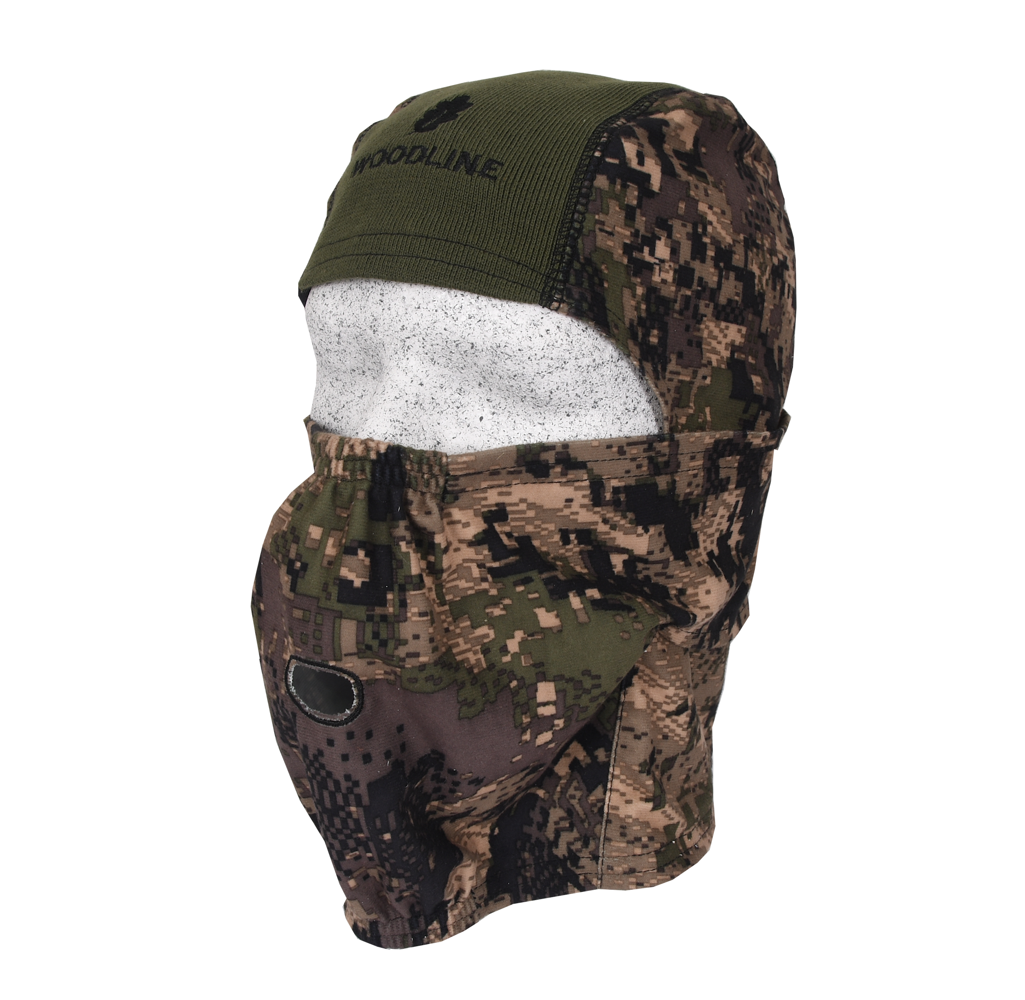 Woodline Camomønstret Balaklava Grøn
