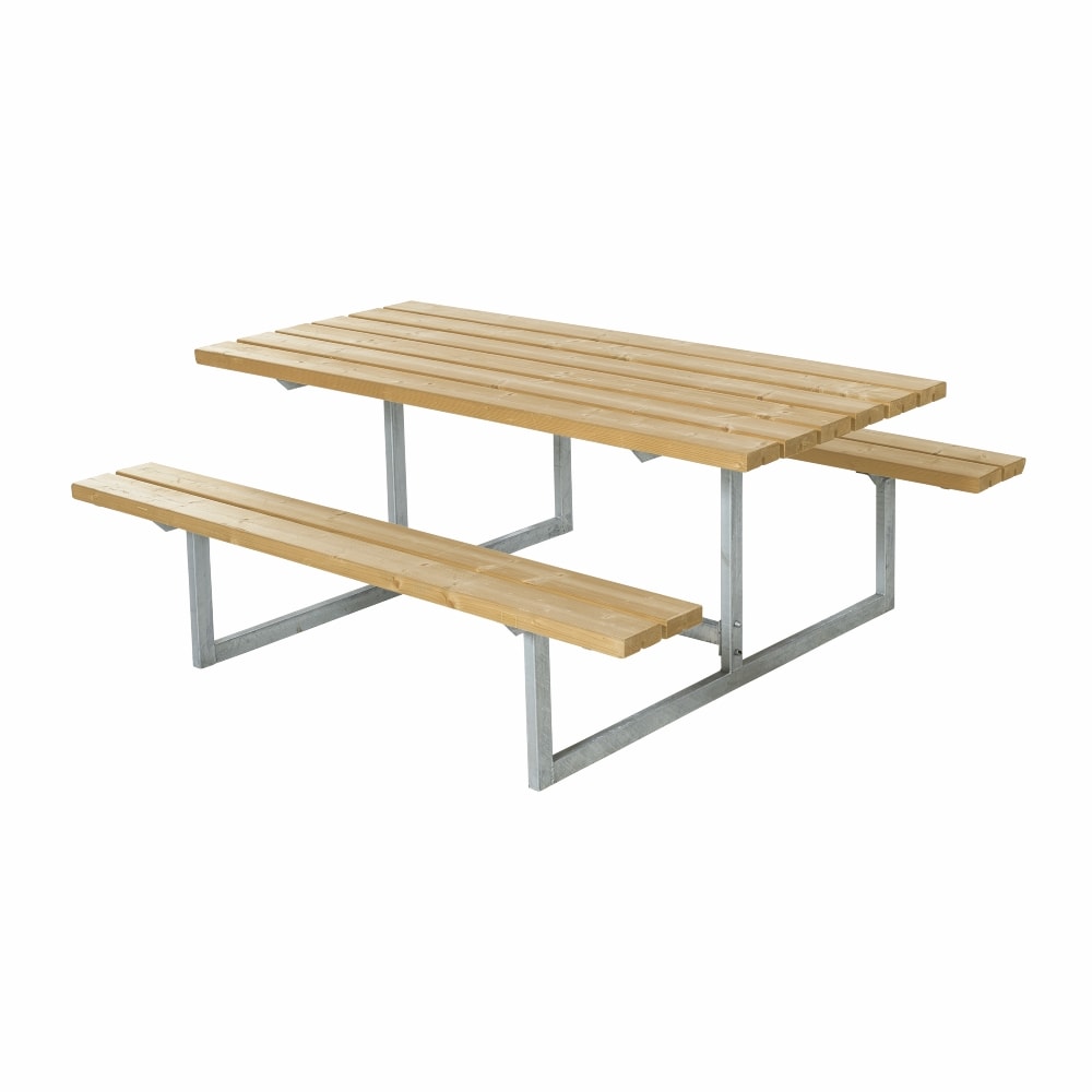 Plus Basic bord/bænkesæt i ThermoWood 2 ryglæn 177 cm