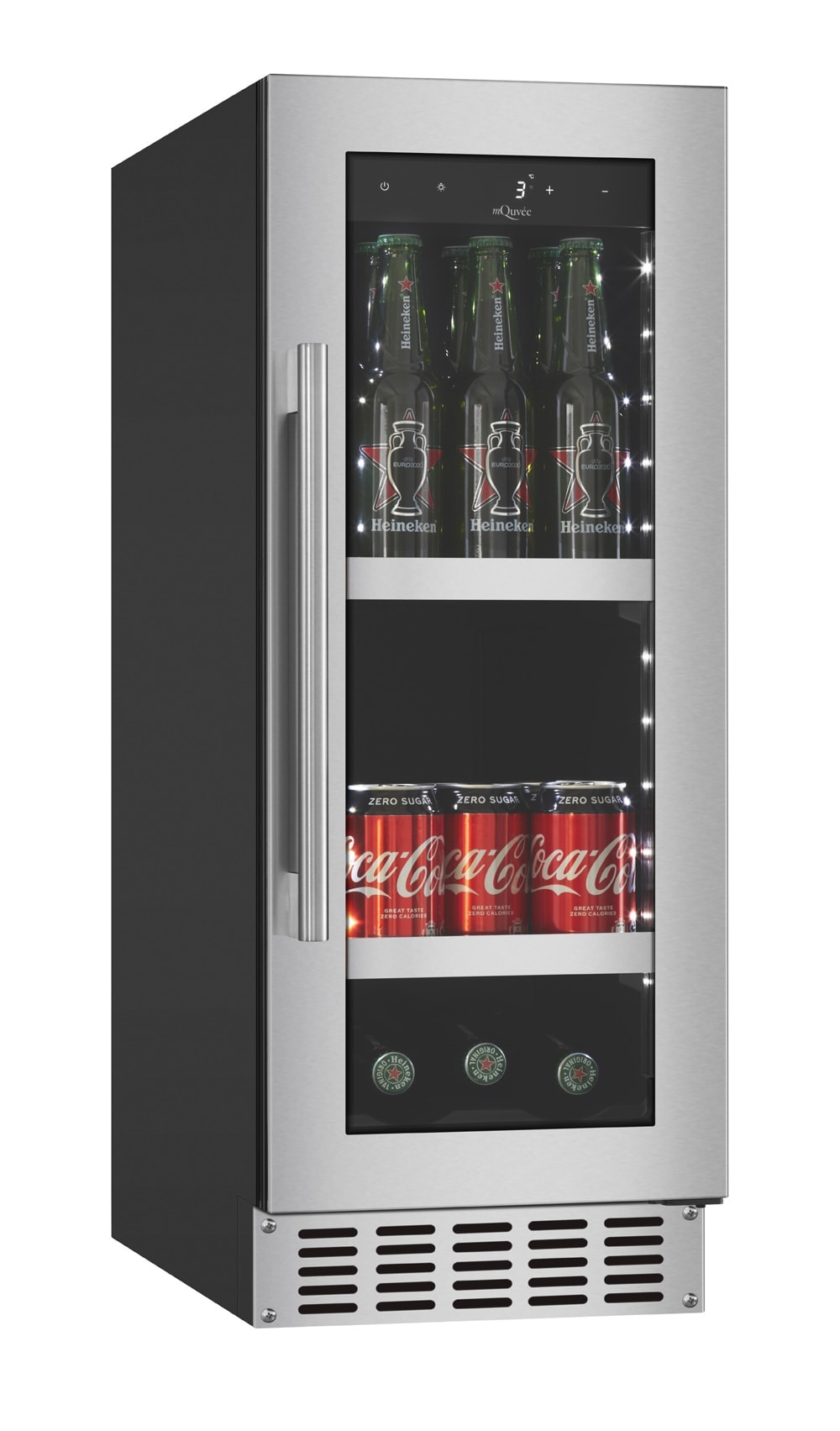 mQuvée Ølkøleskabe til indbygning BeerServer 30 Stainless