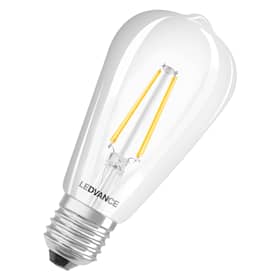 Osram Ledvance Smart+ WiFi Filament Edison LED pære klar 6W dæmpbar E27