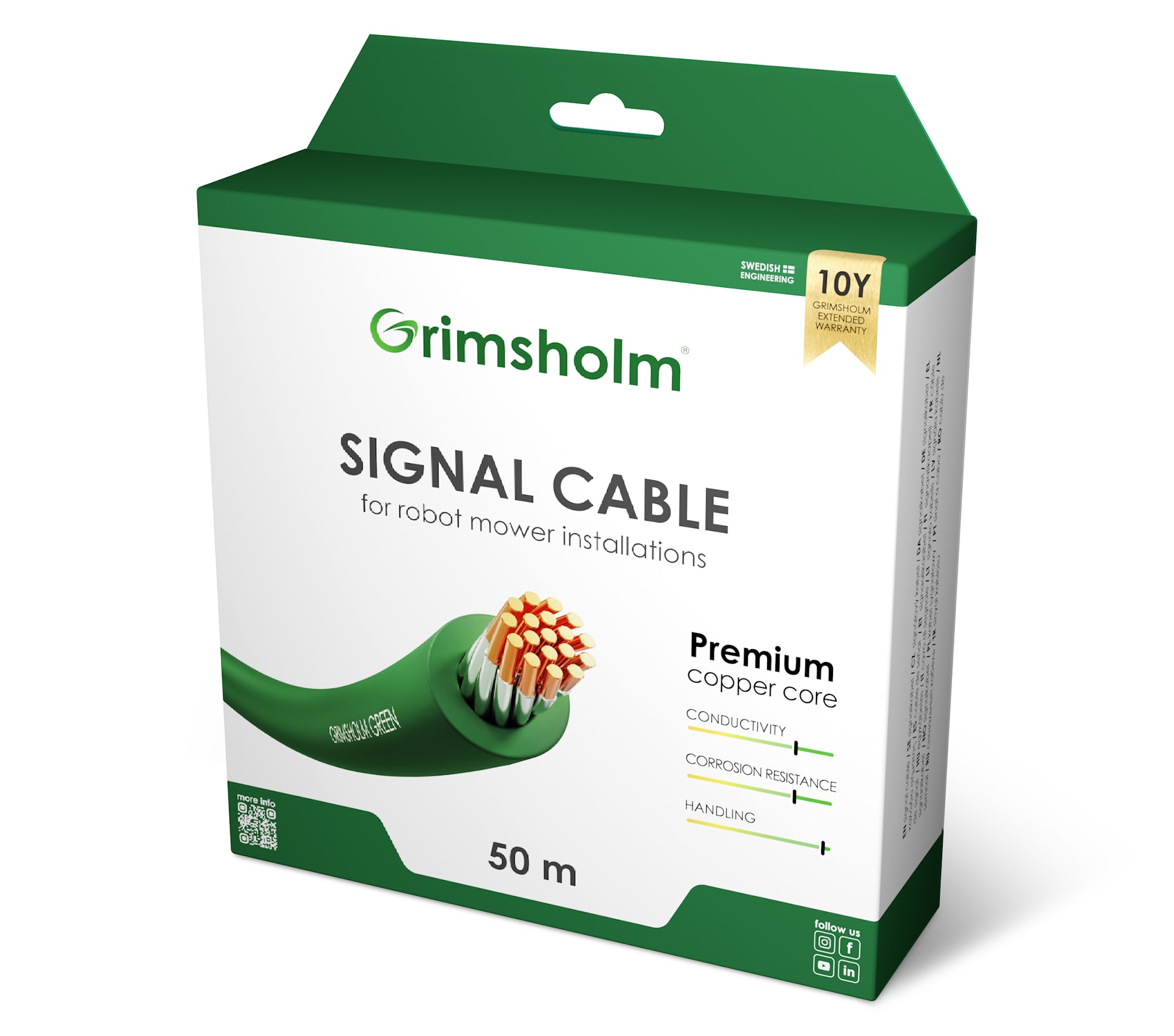 Grimsholm Signalkabel Premium 50 m
