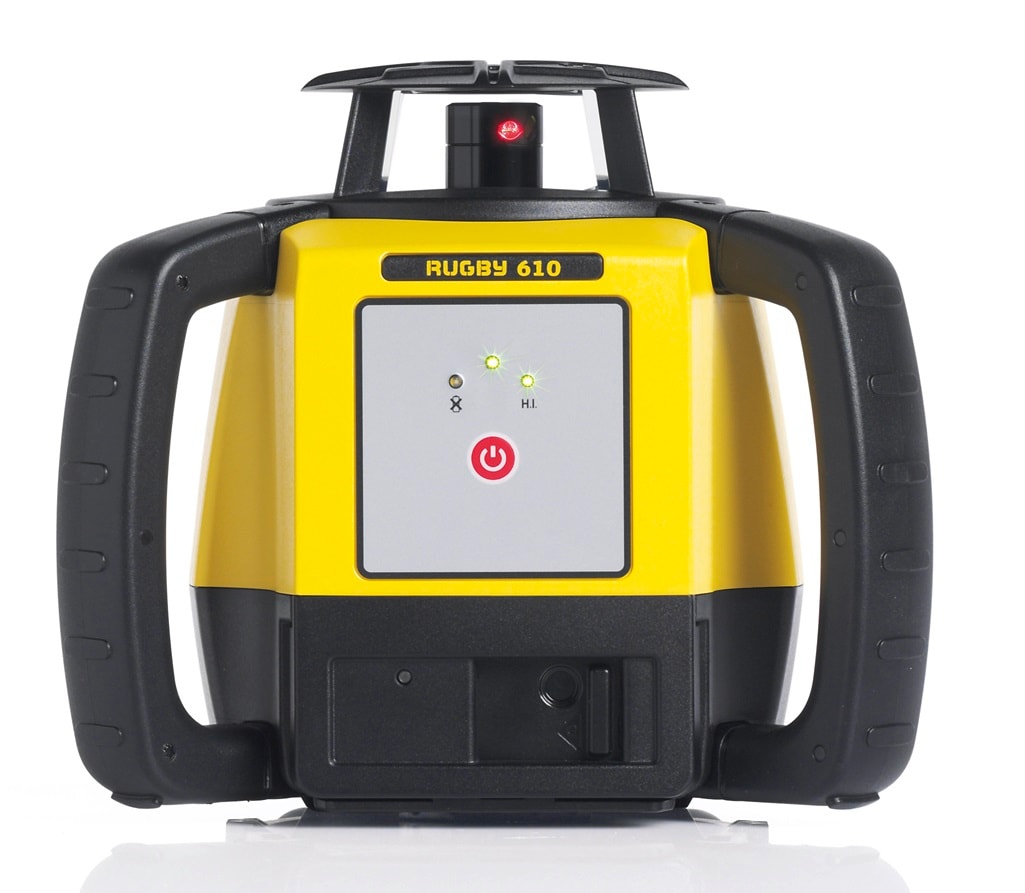 Leica Rugby 610 rotationslaser med 120 modtager IP67