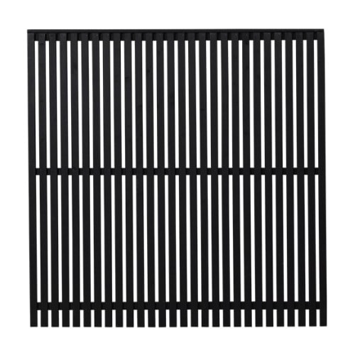 Plus Sendai hegn grundmalet sort 180 x 80 cm