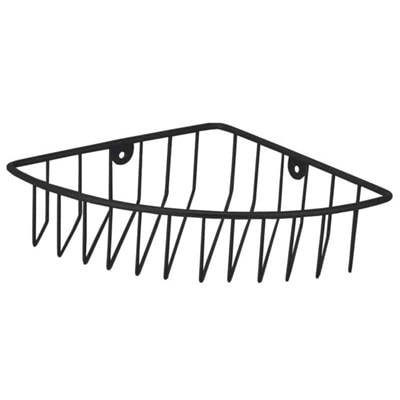 Geyser trådkurv hjørne i sort